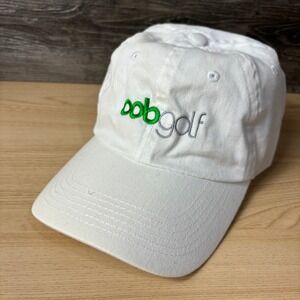 oobgolf Hat Cap Strap Back White One Size Adjustable